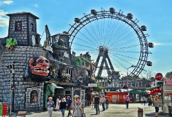 Ατομικό ταξίδι στο πάρκο Prater Vienna Park της Αυστρίας