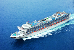 Βίντεο με το κρουαζιερόπλοιο Grand Princess